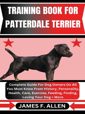 cover image of TRAINING BOOK FOR PATTERDALE TERRIER
